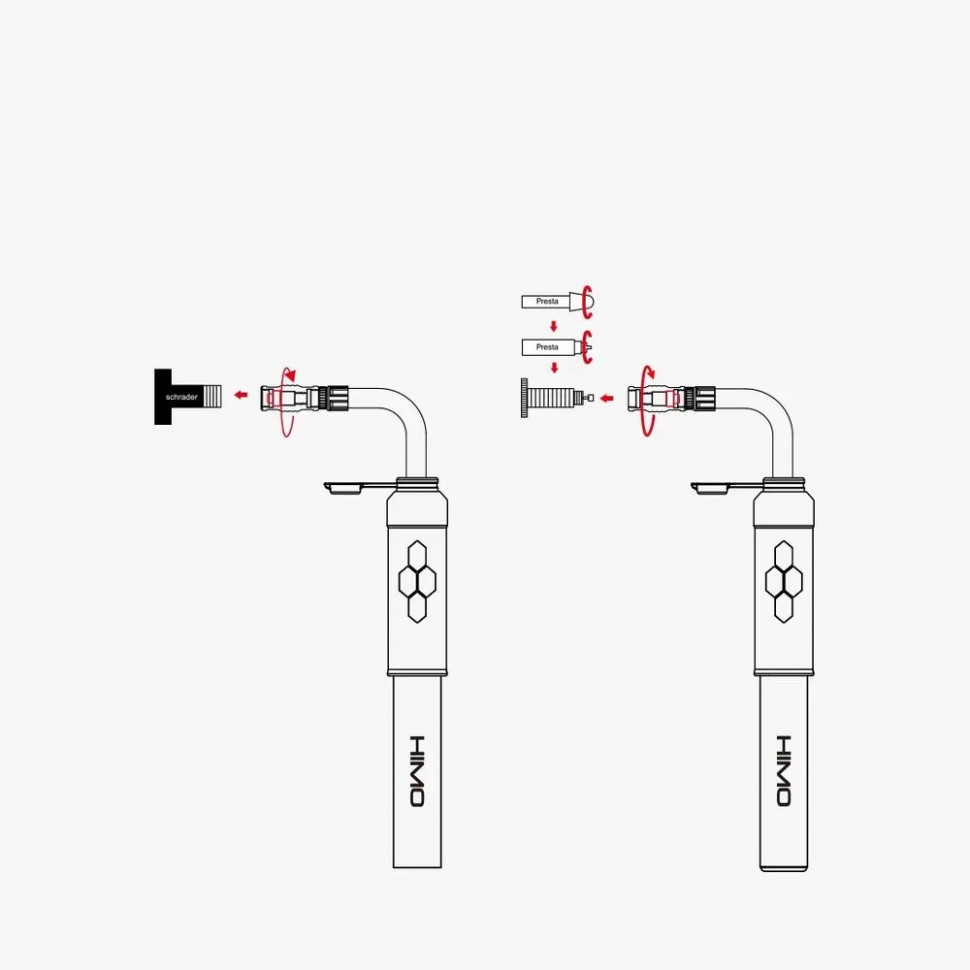 Насос ручной Xiaomi HIMO Mini Inflator 