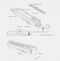Парковочная карта многофункциональная Xiaomi NexTool Multifunctional Parking Plate NE20140 
