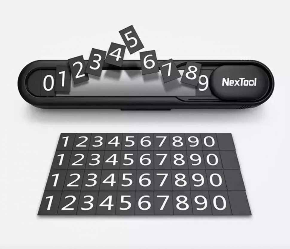 Парковочная карта многофункциональная Xiaomi NexTool Multifunctional Parking Plate NE20140 