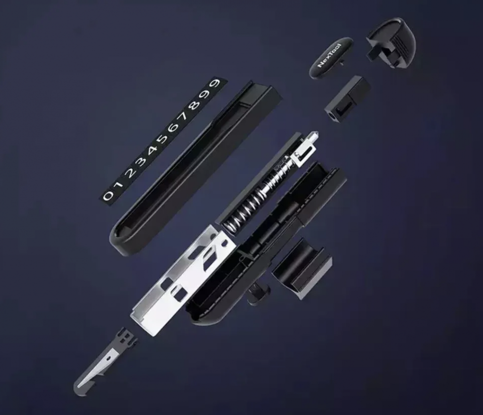 Парковочная карта многофункциональная Xiaomi NexTool Multifunctional Parking Plate NE20140 