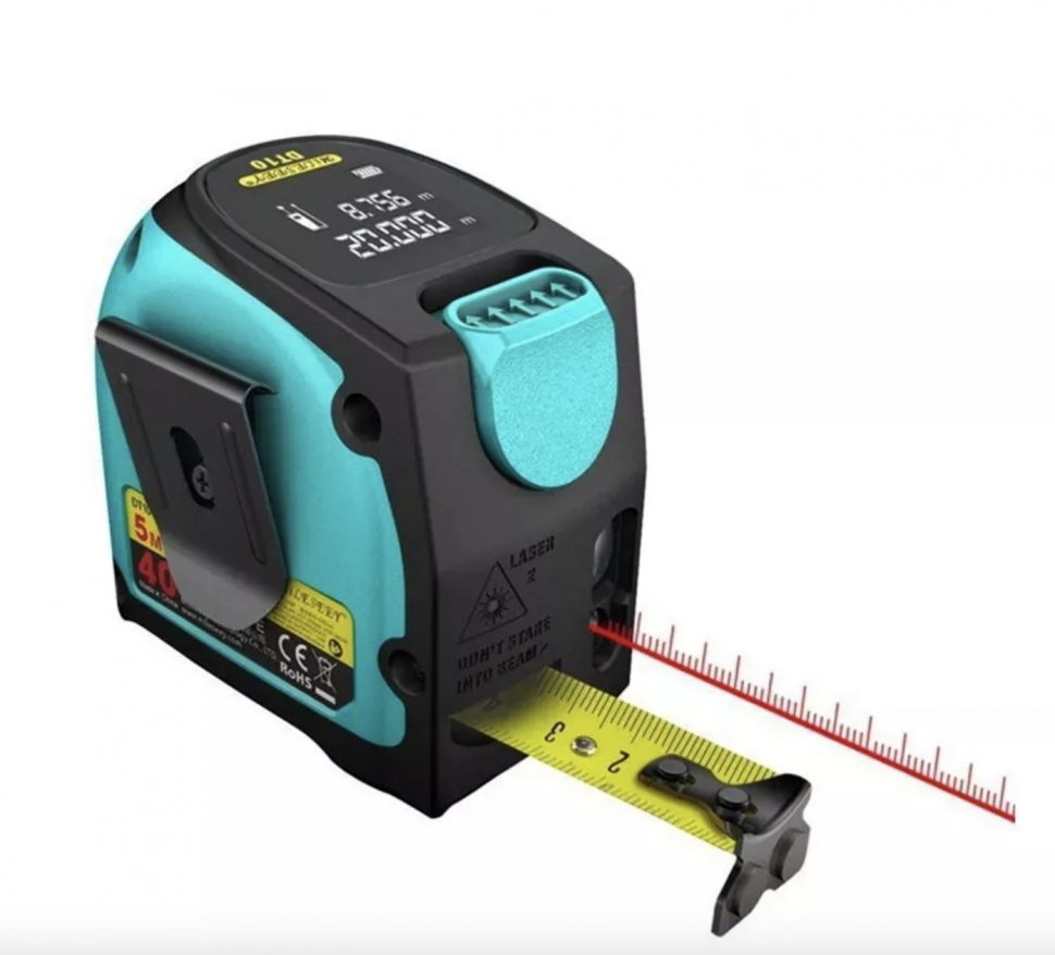 Рулетка лазерная Xiaomi MiLESSEY Laser Ranging Tape Measure DT10