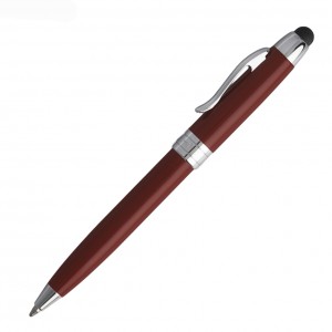 Ручка шариковая со стилусом Mini Colombes Rouge CACHAREL