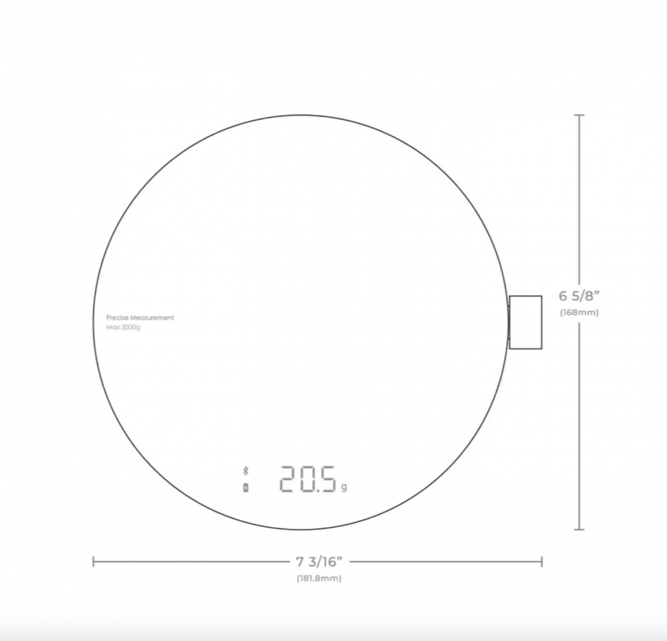 Умные кухонные весы Xiaomi HOTO Smart Kitchen Scale 	