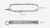 Мультитул-клиппер NexTool Outdoor Multifunctional Nail Clippers