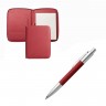 Конференц-папка А5 и ручка шариковая Saffiano Red HUGO BOSS